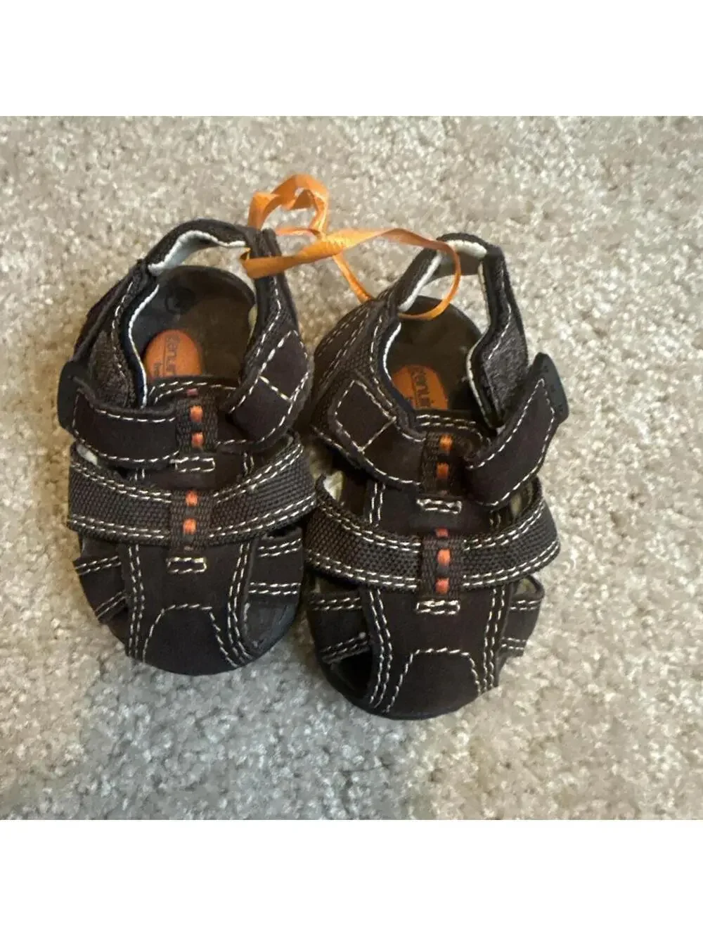OshKosh B'gosh Kid's Black and Brown Sandal